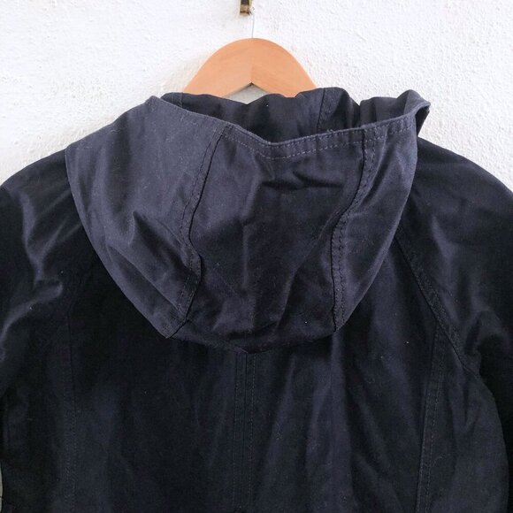 J. CREW J. Crew Matinee Hooded Trench Coat Style Size 4 - Picture 3 of 10